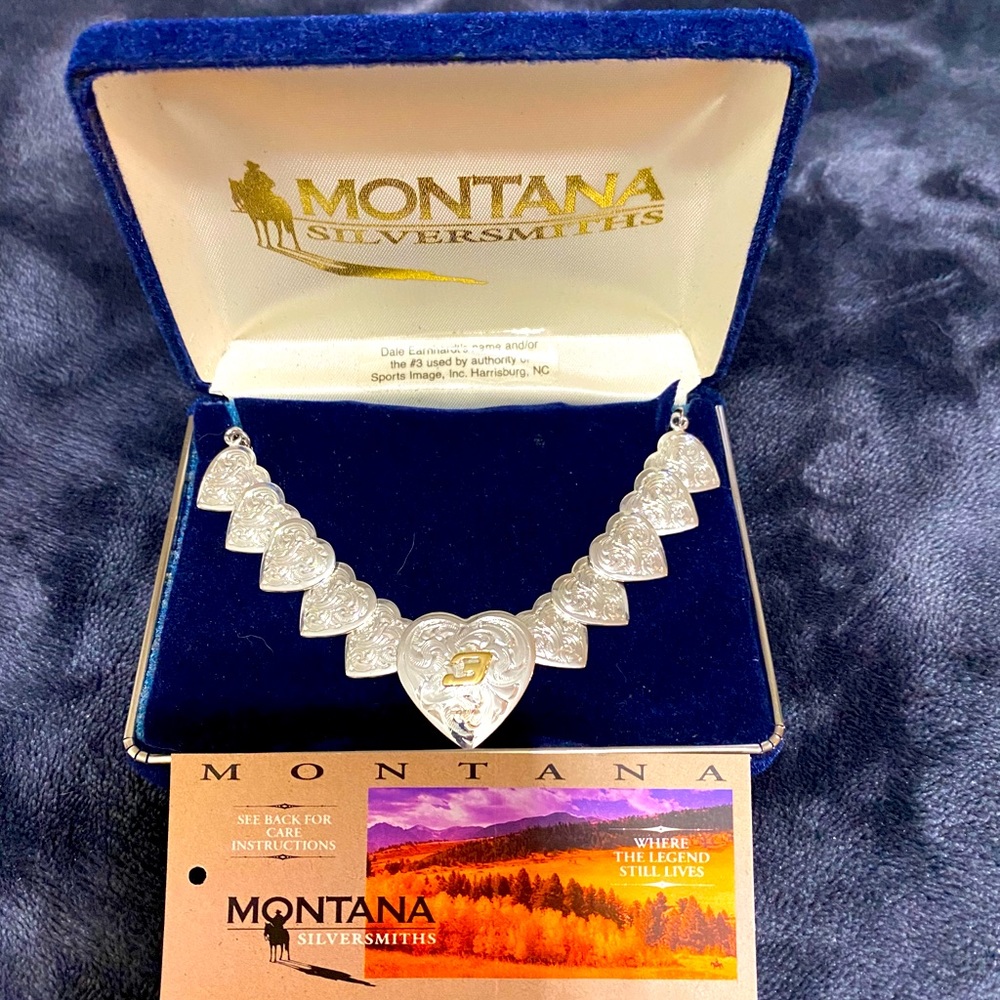 Dale Earnhardt Montana Silversmith’s necklace